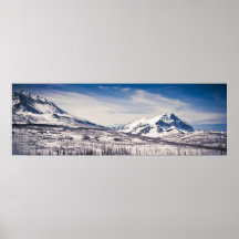 Panorama de montagnes posters
