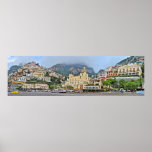 Panoramique de Positano, Italie Posters