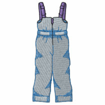 Pantalon de neige polos brodés