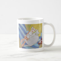 Panthère à la français de w/pink tasse