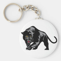 Panthère de vagabondage porte-clefs