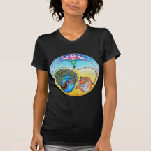 Paon et tigre de "confiance" t-shirt