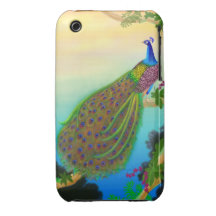 Paon vert exotique coque iPhone 3