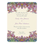 Paon vintage coloré Paisley mariage damassé Bristol