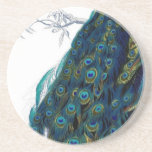 Paon vintage dessous de verre