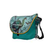 Paon vintage vous choisissez des couleurs besaces