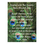 Paons d'invitations de mariage