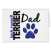 Papa 2 de Jack Russell Terrier Cartes De Vœux