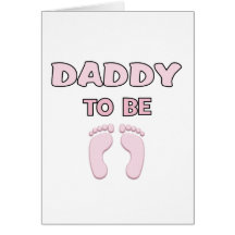 Papa à être (fille) cartes de vœux