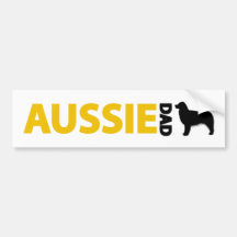 Papa australien de berger adhésif pour voiture
