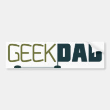 Papa de geek adhésifs pour voiture