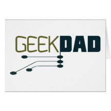 Papa de geek cartes de vœux