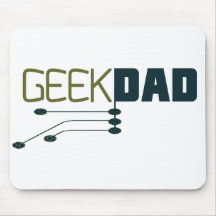 Papa de geek tapis de souris