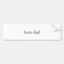 papa de héros autocollants pour voiture