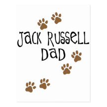 Papa de Jack Russell Cartes Postales