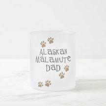 Papa de Malamute d'Alaska Mug À Café