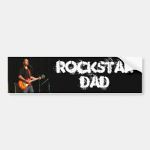Papa de Rockstar Adhésif Pour Voiture