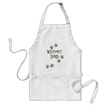 Papa de whippet pour des papas de chien de whippet tabliers