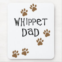 Papa de whippet pour des papas de chien de whippet tapis de souris