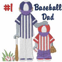 Papa et enfant du base-ball #1
