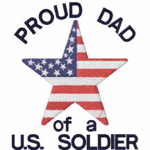 Papa fier d'un soldat des USA Polo