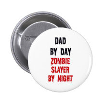 Papa par le tueur de zombi de jour par nuit badges