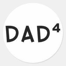 Papa X 4 Autocollants