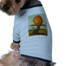 Papayer surréaliste t-shirt pour animal domestique