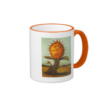 Papayer surréaliste tasse à café