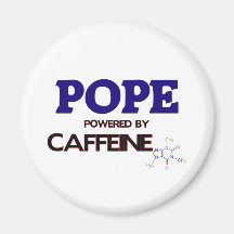 Pape actionné par la caféine magnets pour réfrigérateur