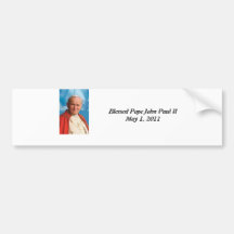 Pape Jean Paul II béni Autocollants Pour Voiture