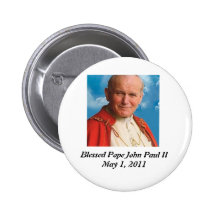 Pape Jean Paul II béni Badges Avec Agrafe