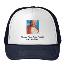 Pape Jean Paul II béni Casquette