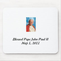 Pape Jean Paul II béni Tapis De Souris