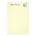 Papeterie customisée par papillon papier à lettre personnalisé