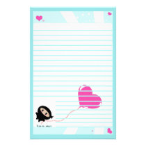 Papeterie de ballon de coeur de Kawaii Ninja papeterie