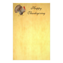 Papeterie de bon thanksgiving papier à lettre personnalisé