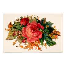 Papeterie de fleur papier à lettre customisé