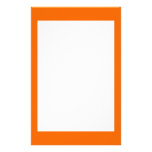 Papeterie de frontière d'orange sanguine papier à lettre