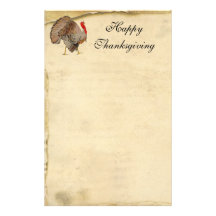 Papeterie de la Turquie de bon thanksgiving Papier À Lettre