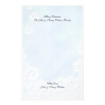 Papeterie de scènes d'hiver de Noël Papiers À Lettres