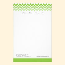 Papeterie faite sur commande de motif de Chevron ( papeterie