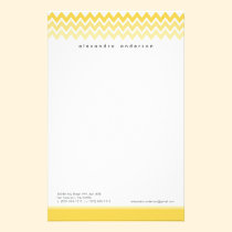 Papeterie faite sur commande de motif de Chevron ( papeterie