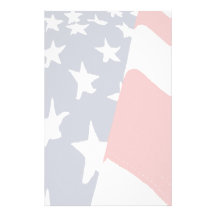 Papeterie fanée de drapeau américain motifs pour papier à lettre