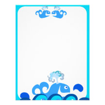 Papeterie heureuse de baleine ! invitation