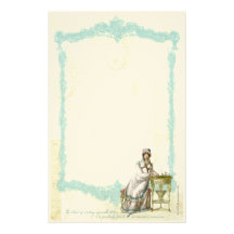 Papeterie III de citation de Jane Austen Papier À Lettre Customisé