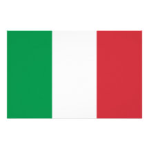 Papeterie italienne de drapeau papier à lettre personnalisé