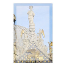 Papeterie--Les anges de St Mark avec la frontière Papiers À Lettres