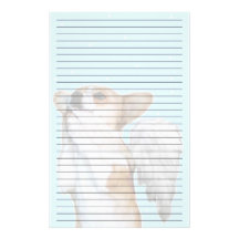Papeterie rayée d'ange de Dott Papier À Lettre Personnalisable