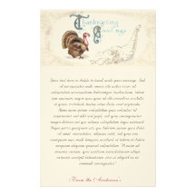 Papeterie vintage de la Turquie de salutations de  Papier À Lettre Customisé